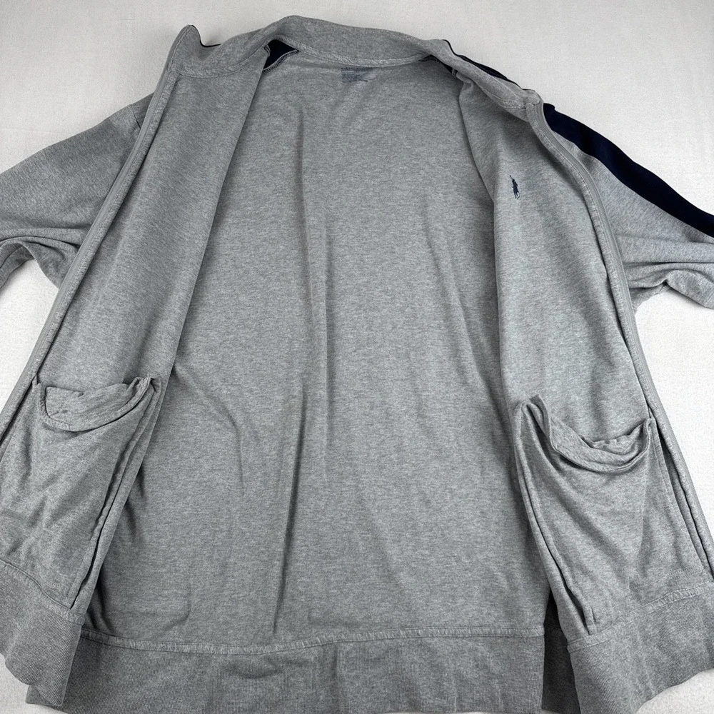 Polo Ralph Lauren Performance Mens Full Zip Gray Jacket  2XL Comfort Travel